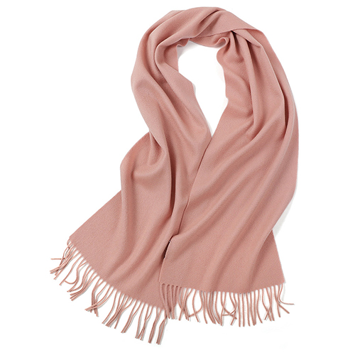 Padded warm shawl pure color 100% cashmere scarf