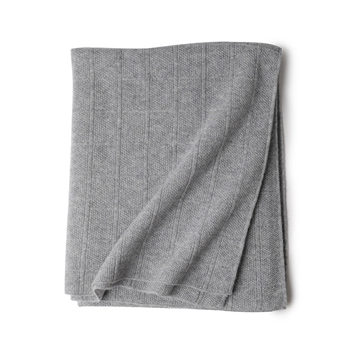 Wholesale winter solid color knitted 100% cashmere scarf