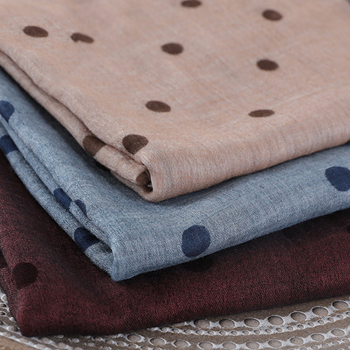 Winter warm shawl retro polka dot 100% cashmere wholesale