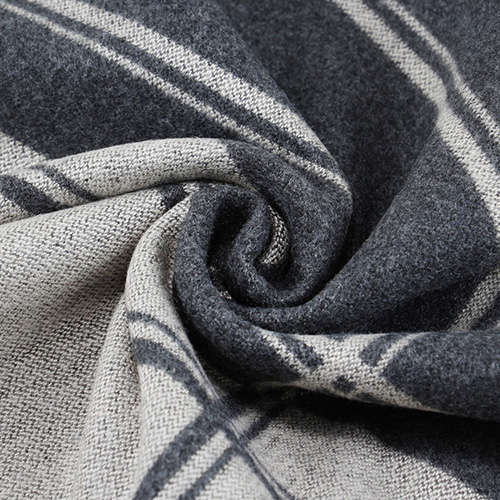 Wholesale plaid striped warm cashmere scarf