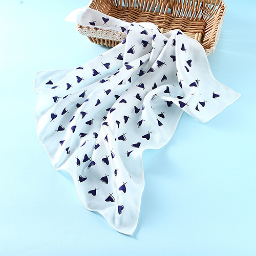 Wholesale butterfly pattern pure silk square scarf