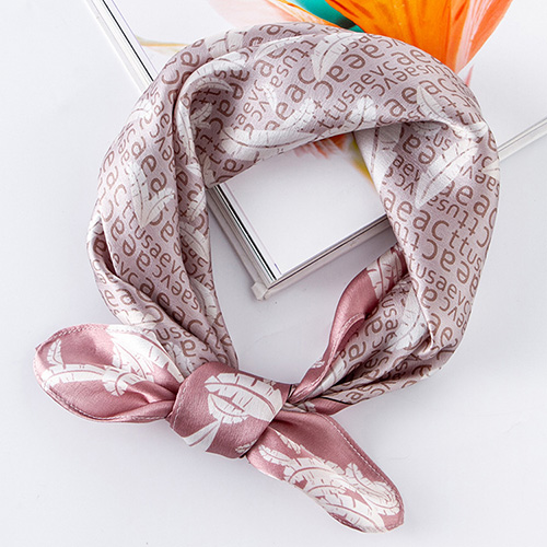 Feathers flying soft silk square scarf wholesale
