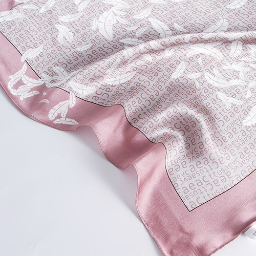 Feathers flying soft silk square scarf wholesale