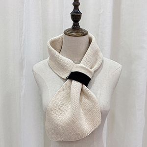Monochrome twill knitted retro scarf wholesale