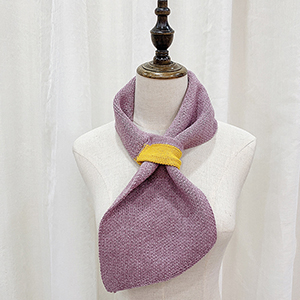 Monochrome twill knitted retro scarf wholesale
