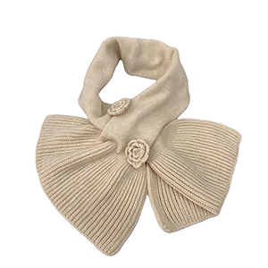 Cross Rose Carved Knit Scarf Wholesale