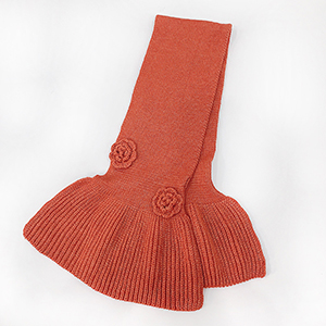 Cross Rose Carved Knit Scarf Wholesale