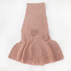 Cross Rose Carved Knit Scarf Wholesale