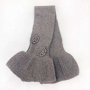 Cross Rose Carved Knit Scarf Wholesale