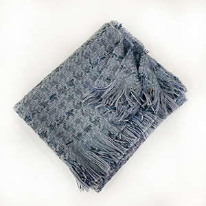 Fringe knitted retro plaid scarf wholesale
