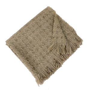 Fringe knitted retro plaid scarf wholesale