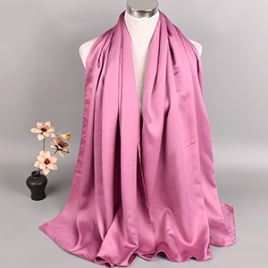 Women plain print headscarf wholesale