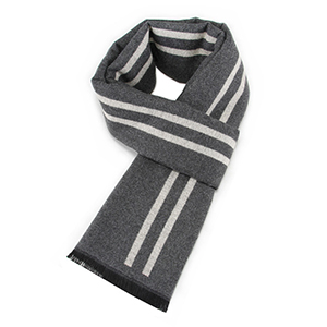 Men winter warm thick plaid cashmere scarf