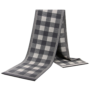Wholesale plaid striped warm cashmere scarf