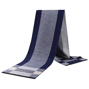 Wholesale plaid striped warm cashmere scarf
