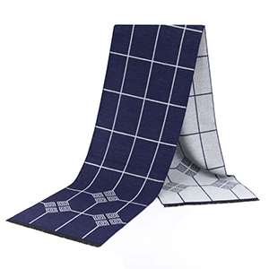 Men casual cashmere plaid scarf wholesale