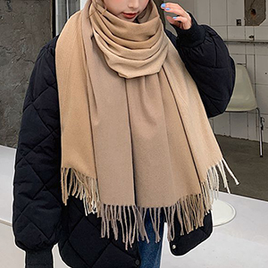 Ladies long gradient cashmere scarf wholesale