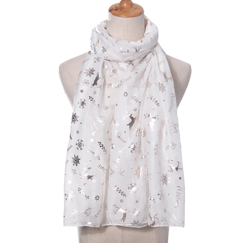 Wholesale winter long Christmas elk scarf