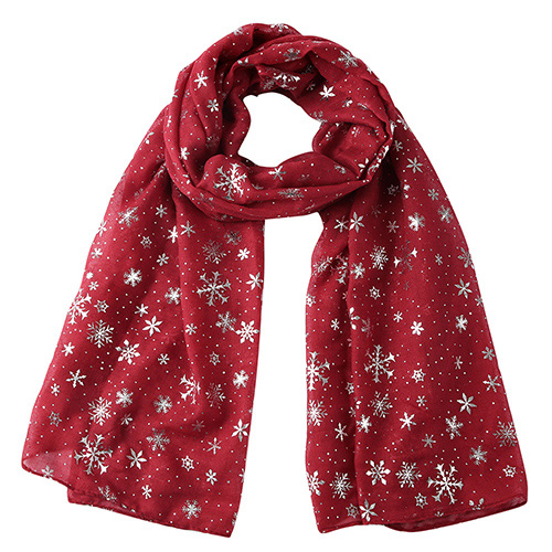 2020 snowflake polka dot silk scarf wholesale