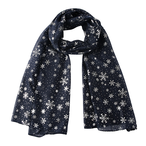 2020 snowflake polka dot silk scarf wholesale