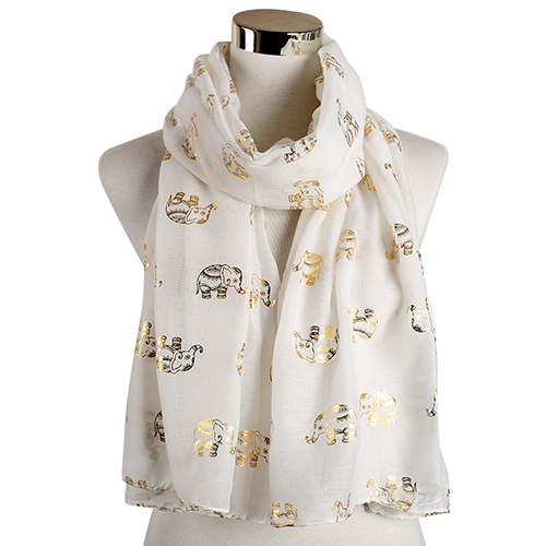 Animal rose bronzing warm scarf for sale