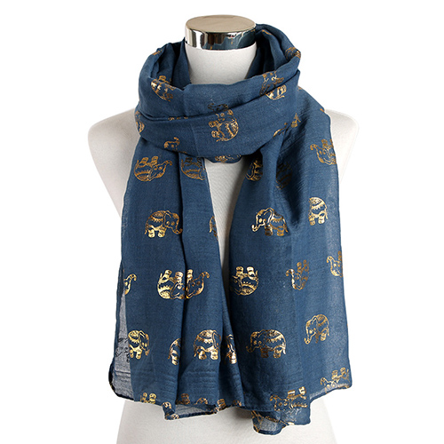 Animal rose bronzing warm scarf for sale