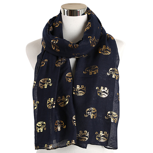 Animal rose bronzing warm scarf for sale