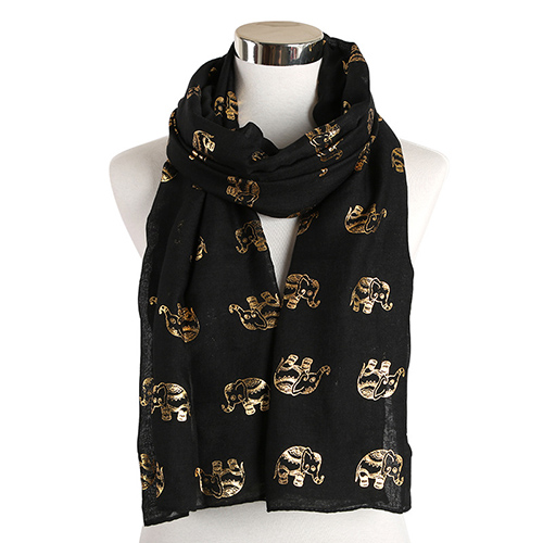 Animal rose bronzing warm scarf for sale