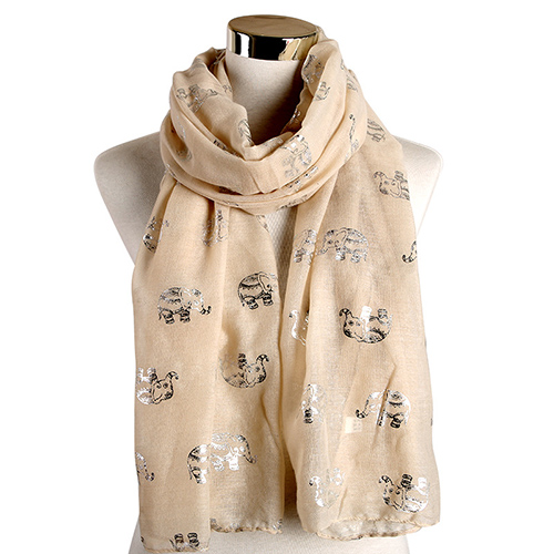 Animal rose bronzing warm scarf for sale