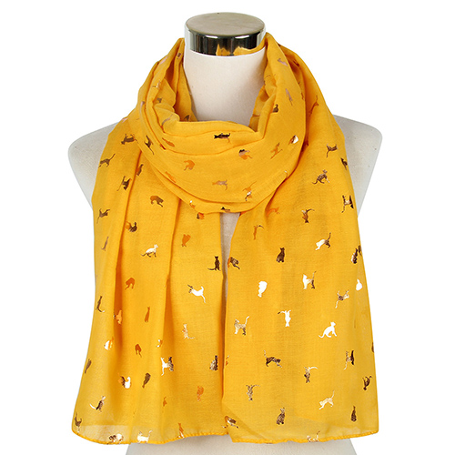 Plain bronzing shawl polyester scarf wholesale