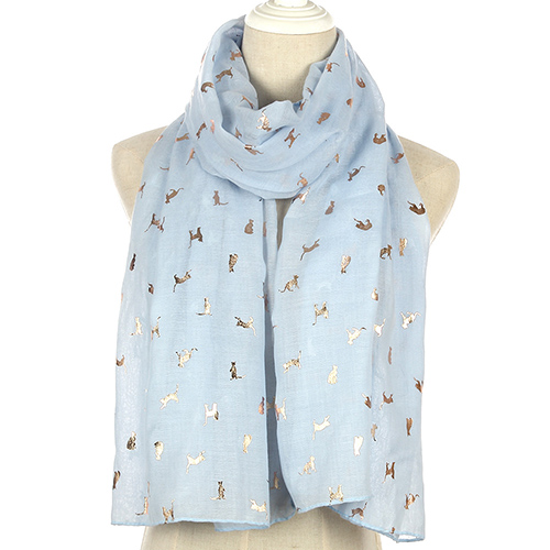 Plain bronzing shawl polyester scarf wholesale