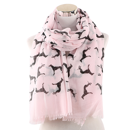 Christmas theme elk pattern bronzing scarf wholesale