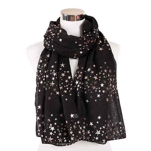2020 star hot stamping print scarf wholesale