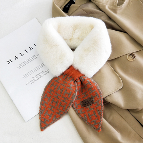 Wholesale leaf winter thick warm scarves