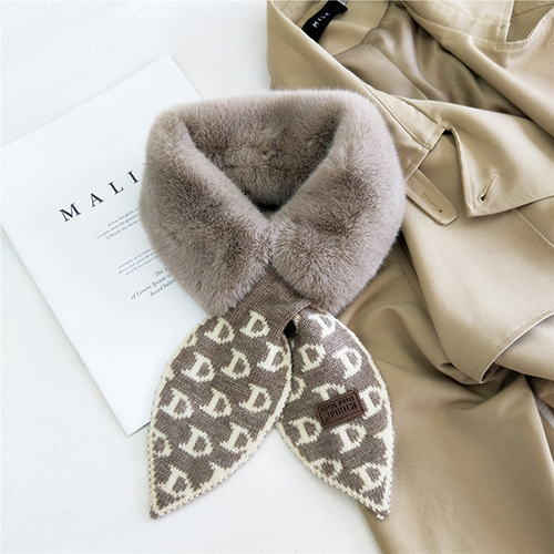 Wholesale leaf winter thick warm scarves