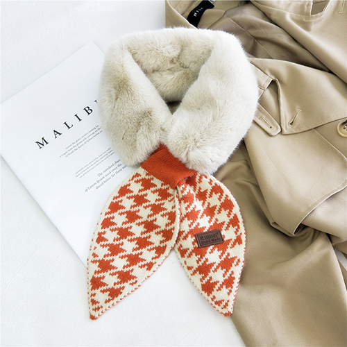 Wholesale leaf winter thick warm scarves