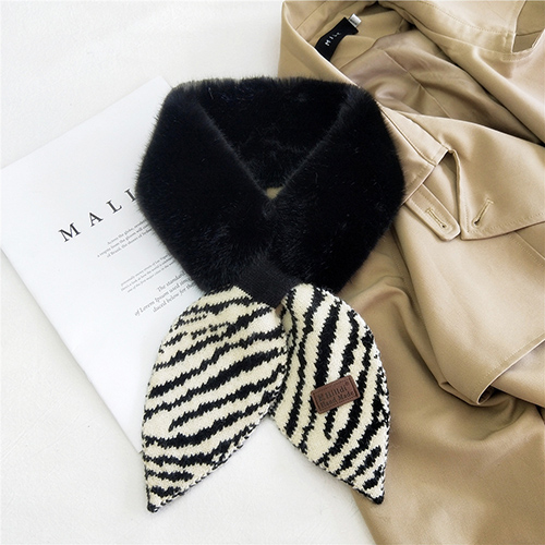 Wholesale leaf winter thick warm scarves