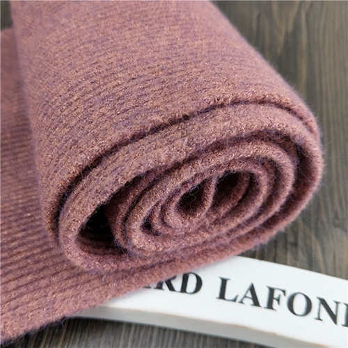 Knitted double sided solid color warm scarf