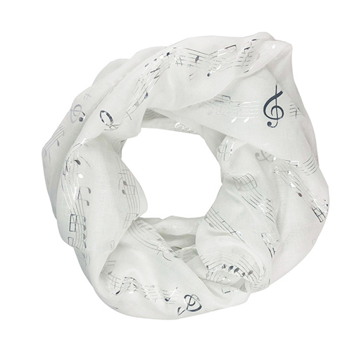 Music note bronzing scarf wholesale for sale