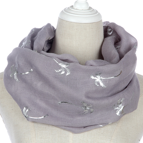 Wholesale bronzing coconut tree sunscreen print scarf