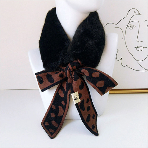 Plaid plush printing thermal scarf wholesale