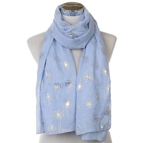 Wholesale solid color dandelion warm scarves