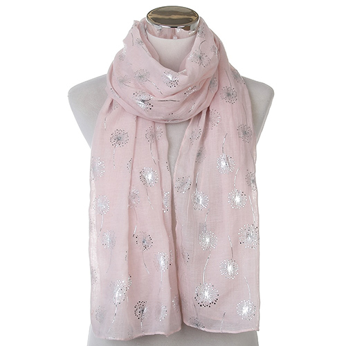 Wholesale solid color dandelion warm scarves