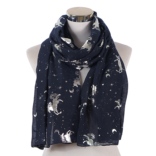 2020 unicorn cotton linen scarf wholesale