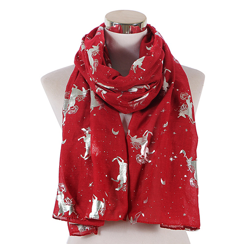 2020 unicorn cotton linen scarf wholesale