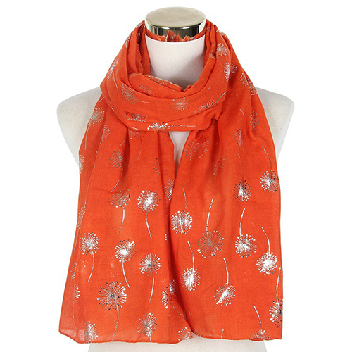 Wholesale solid color dandelion warm scarves