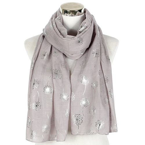 Wholesale solid color dandelion warm scarves