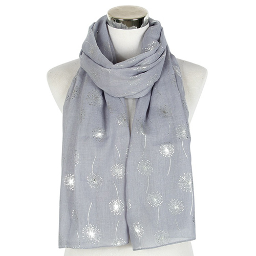 Wholesale solid color dandelion warm scarves