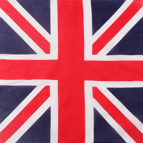Wholesale flag silk plain weave square scarf