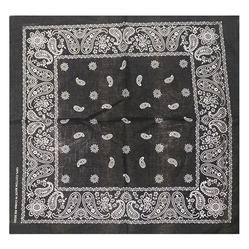 Monochrome cashew pure silk hip hop scarf wholesale
